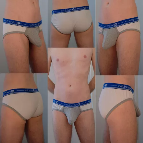 WildmanT duo big boy pouch brief blue