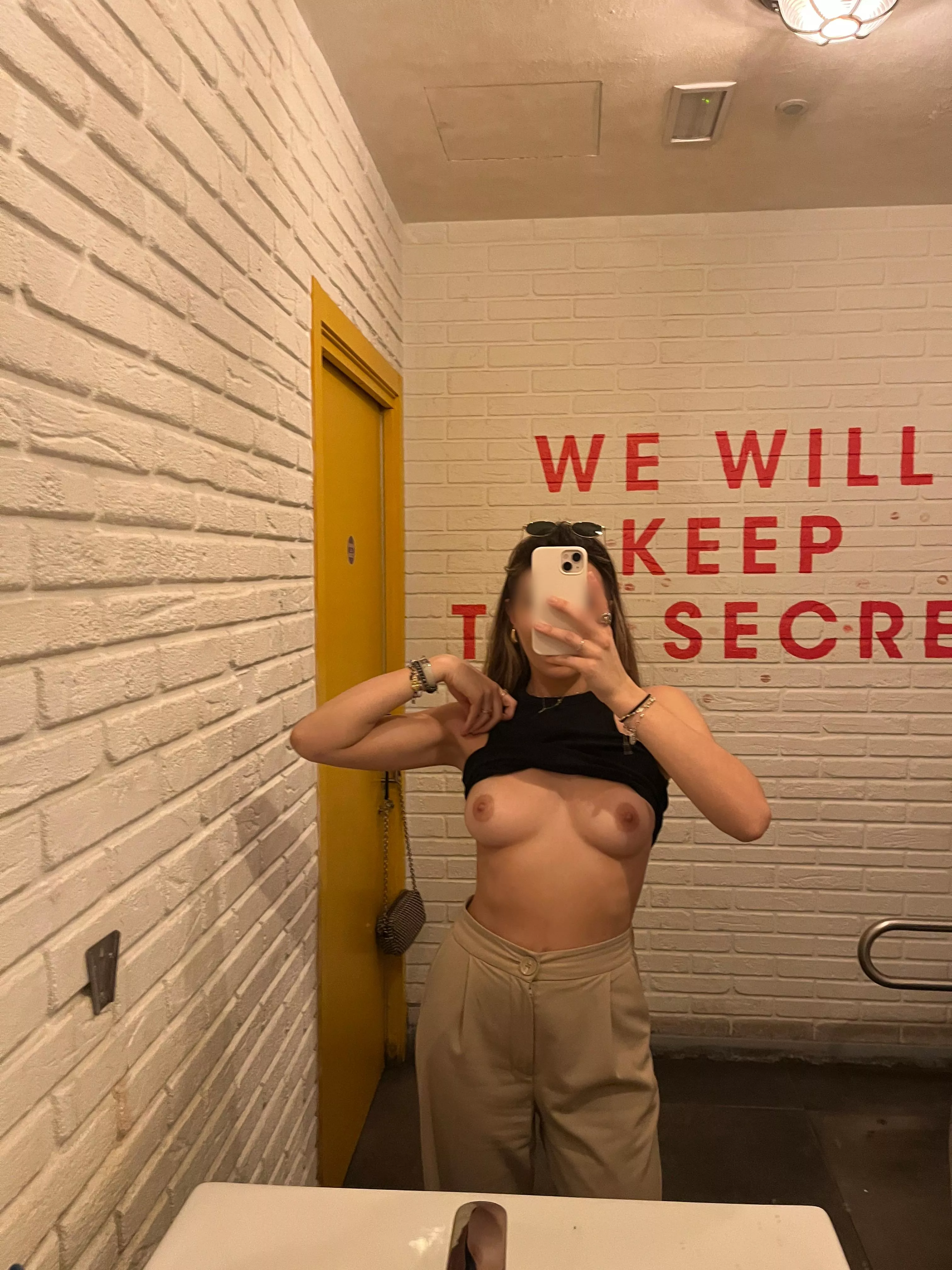 Would people notice my top is just a bra? Thinking of going out for coffee like this