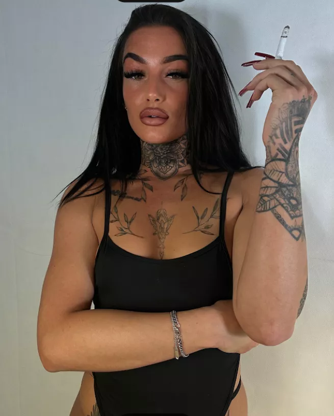 You may kiss my part with tattoo