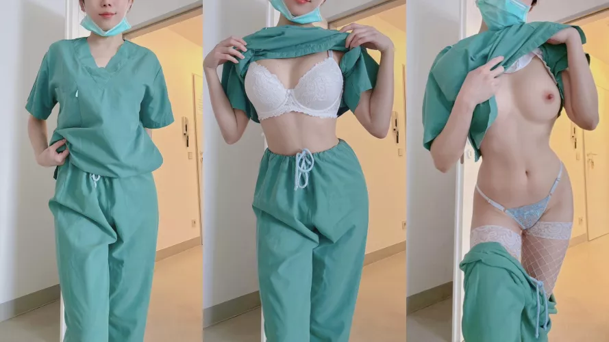Your asian nurse ready to take care of you 