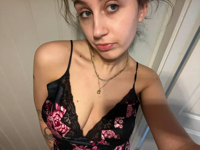 Alone in my room, wearing nothing under