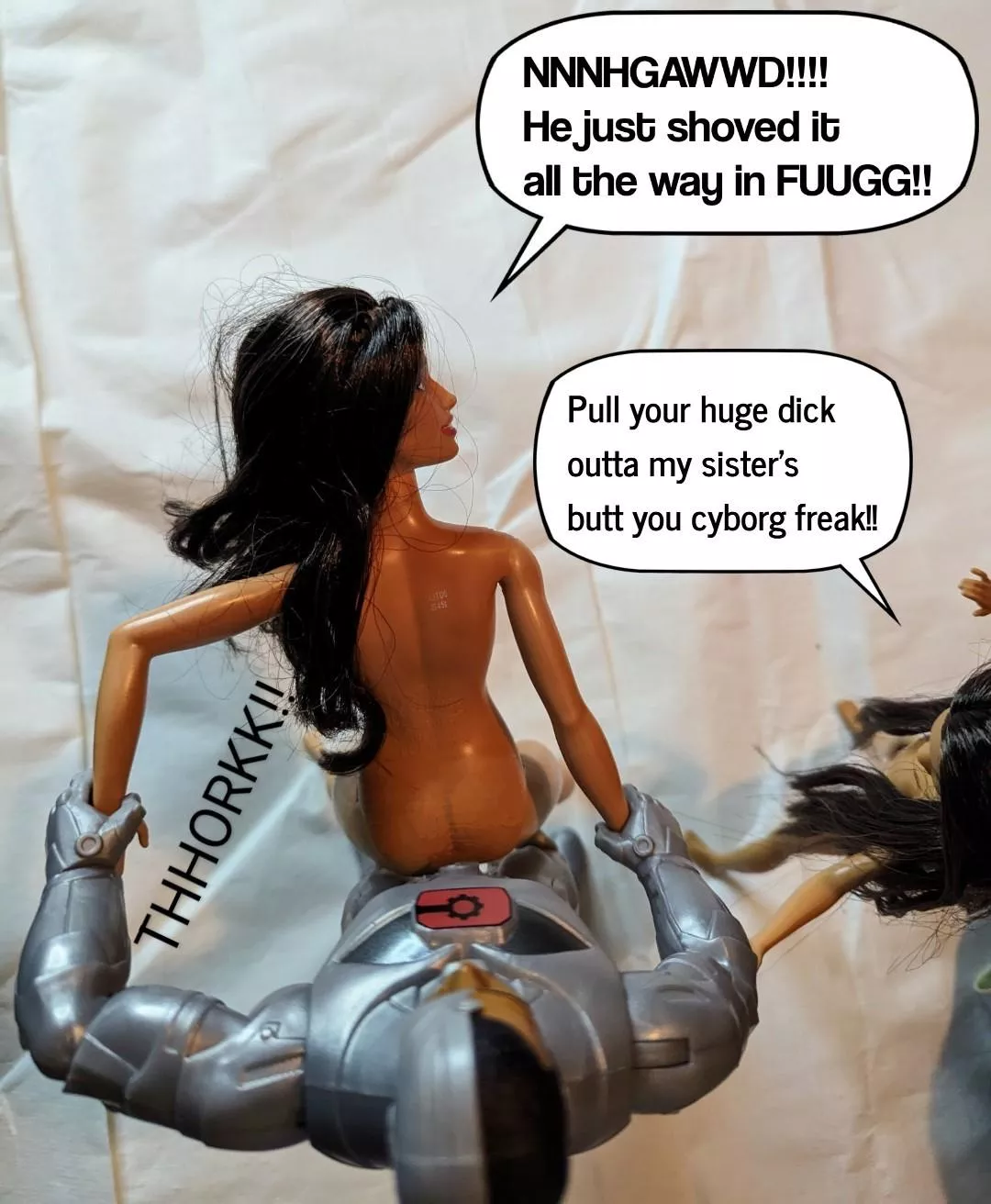 Charli & Nikki VS Cyborg 