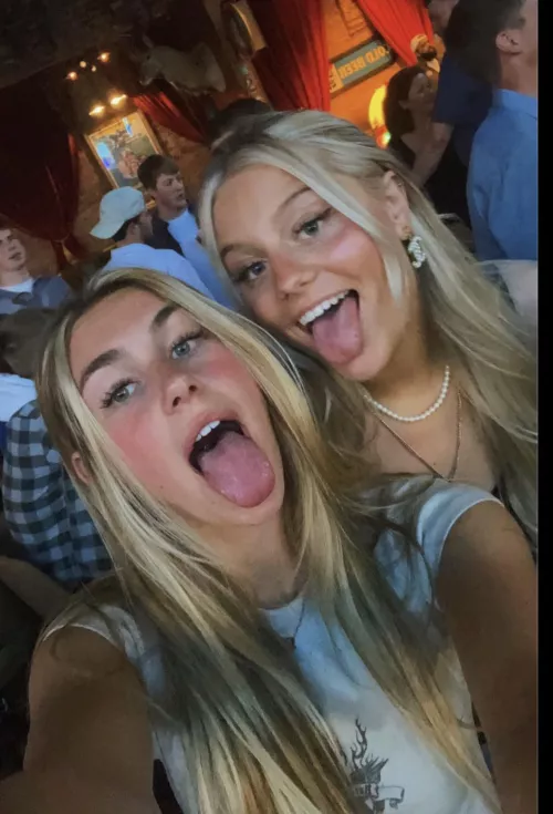 College girls at a bar [2]