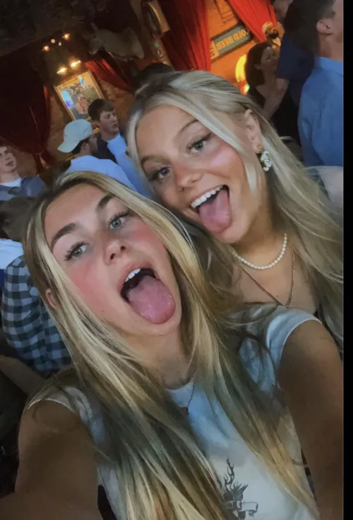 College girls at a bar iutr