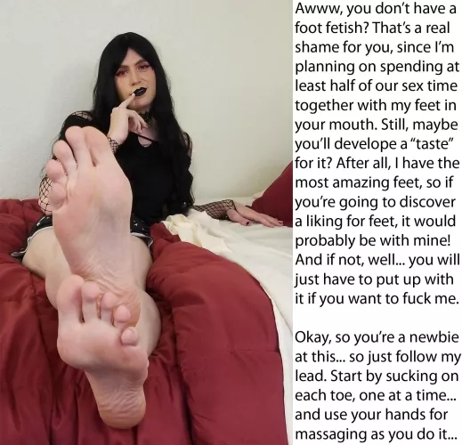 conditioned by force to be her foot worship bitch - aliciat