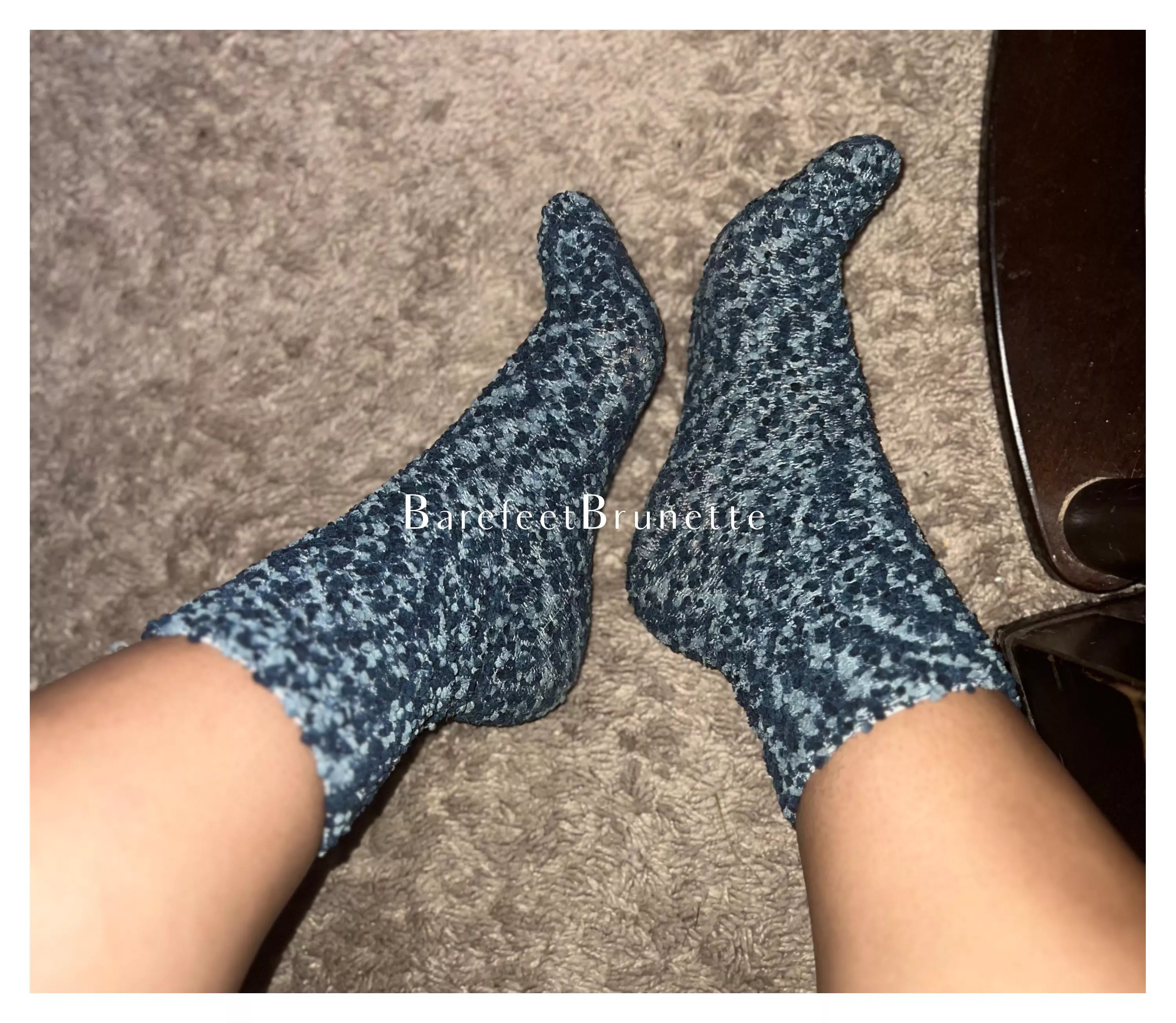 Do you like my speckled blue socks? Some of my favorites.