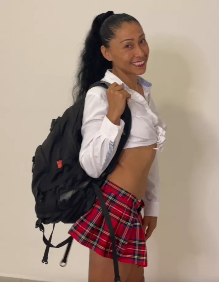 Do you want to see what I'm wearing under my skirt today Daddy?