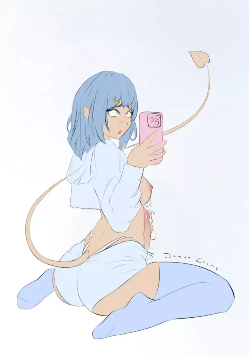 Dripping futa milk (demon_creme)