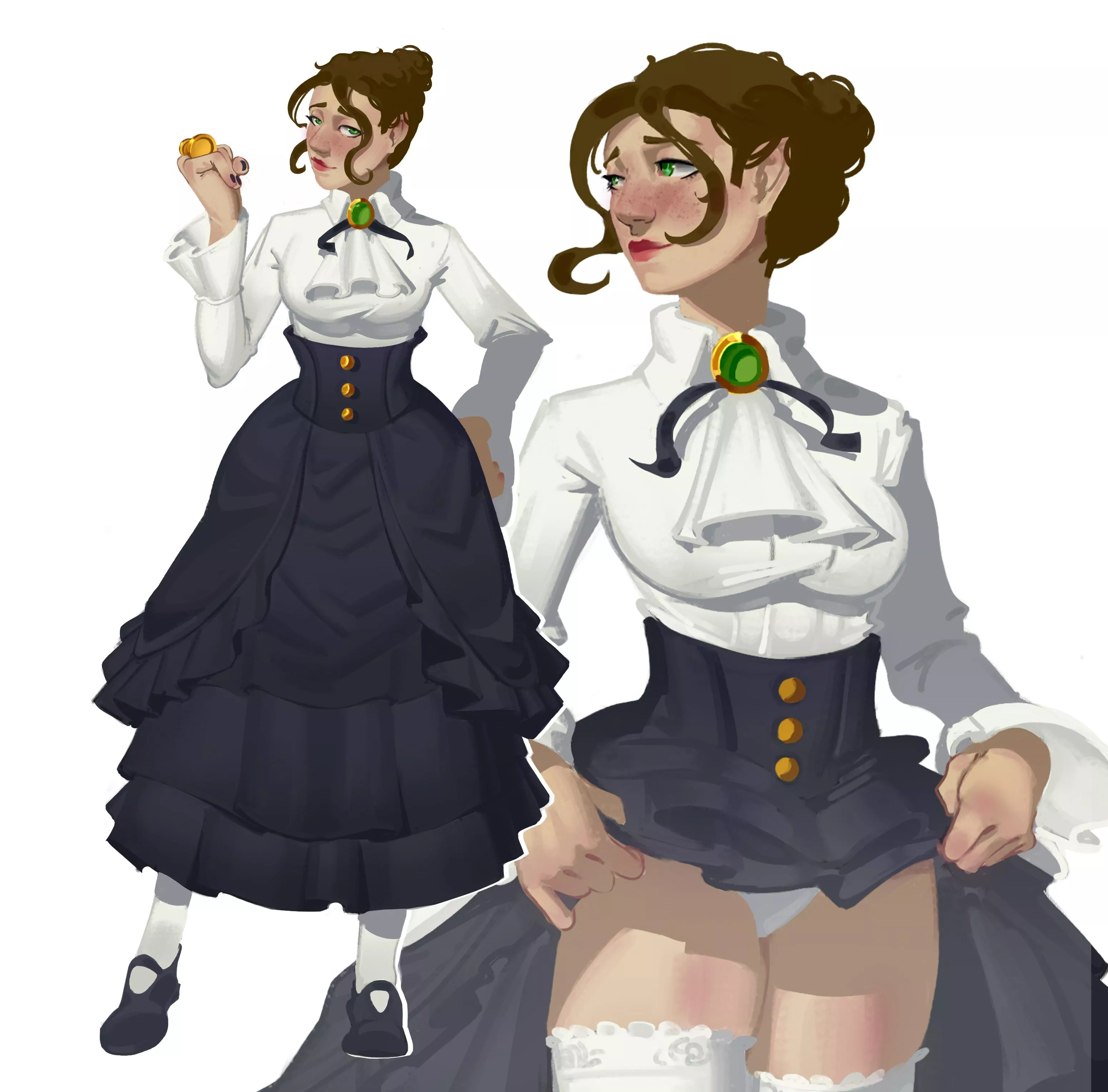 [For Hire] Hello! I do OCs, Fan art, D&D, and NSFW - DM me - 4/5 SLOTS