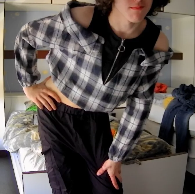 I began wearing feminine clothes about a month ago and I must say I do be loving it... I blew a lot of money on clothes and yeaaaaah.... :P