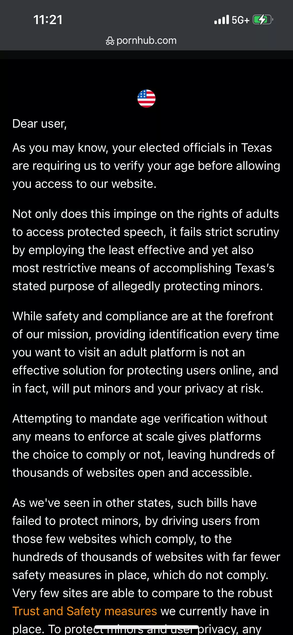 I don’t even live in Texas I’m 5 states away 