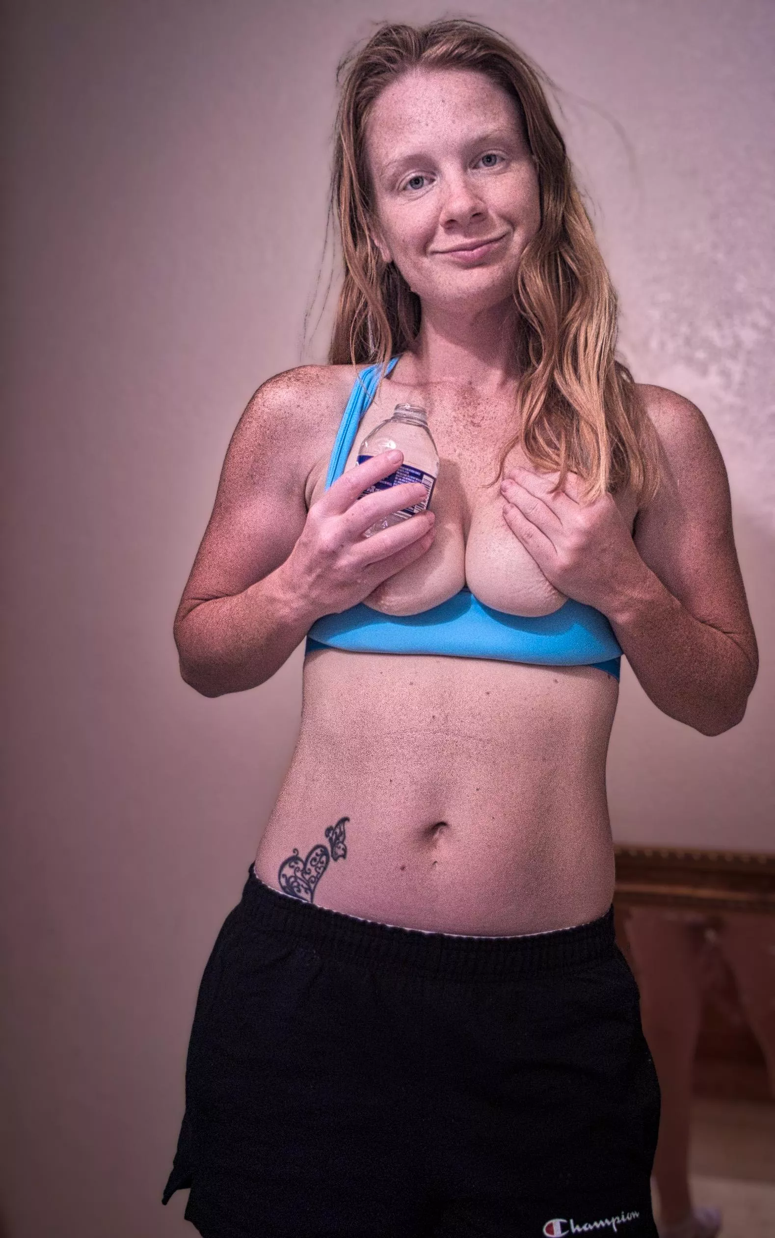 I let my red hair do the talking