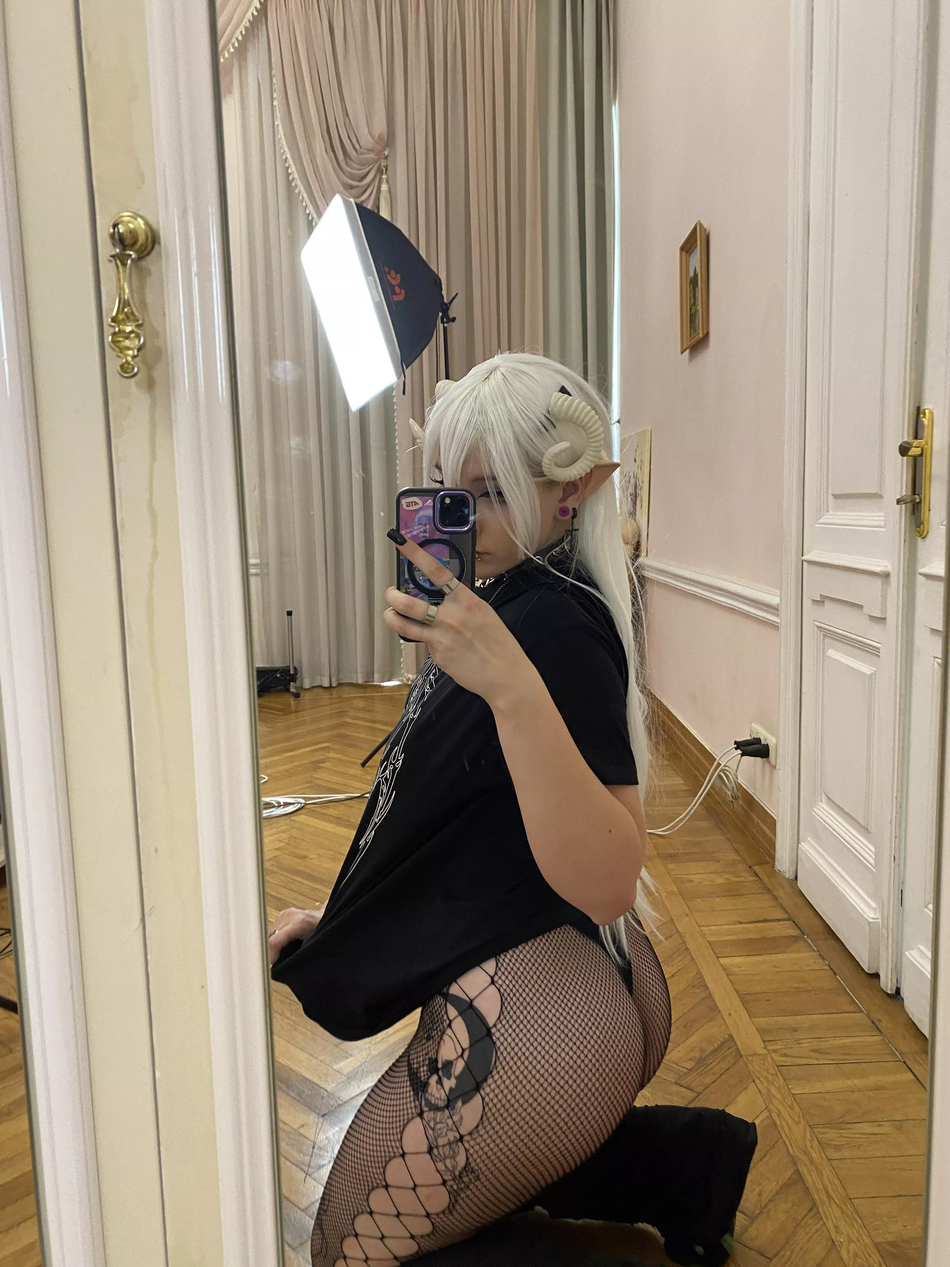 I think my arse is particularly good at fishnets