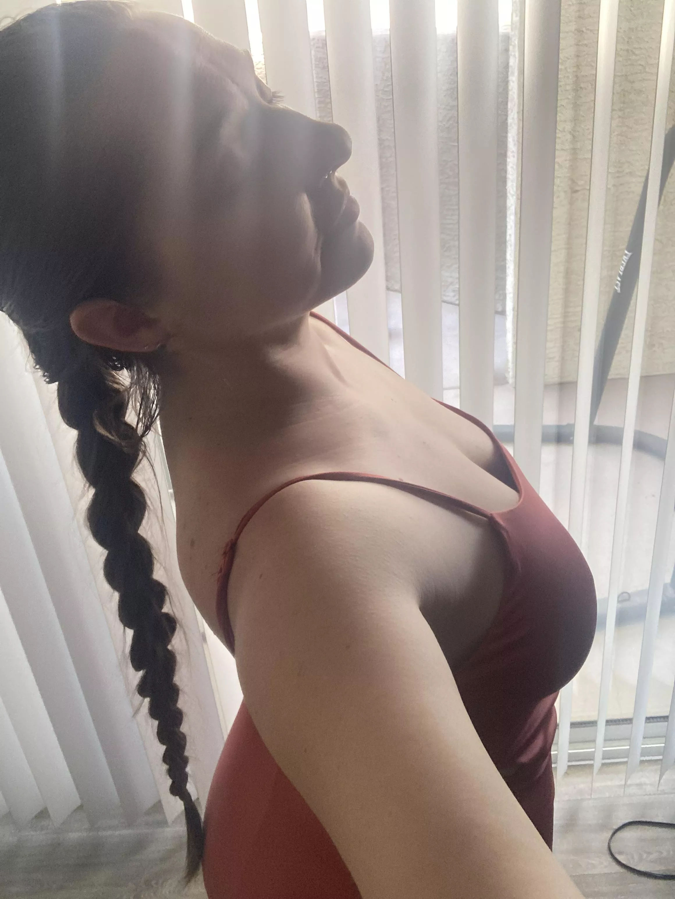 I went French with my braid this time 