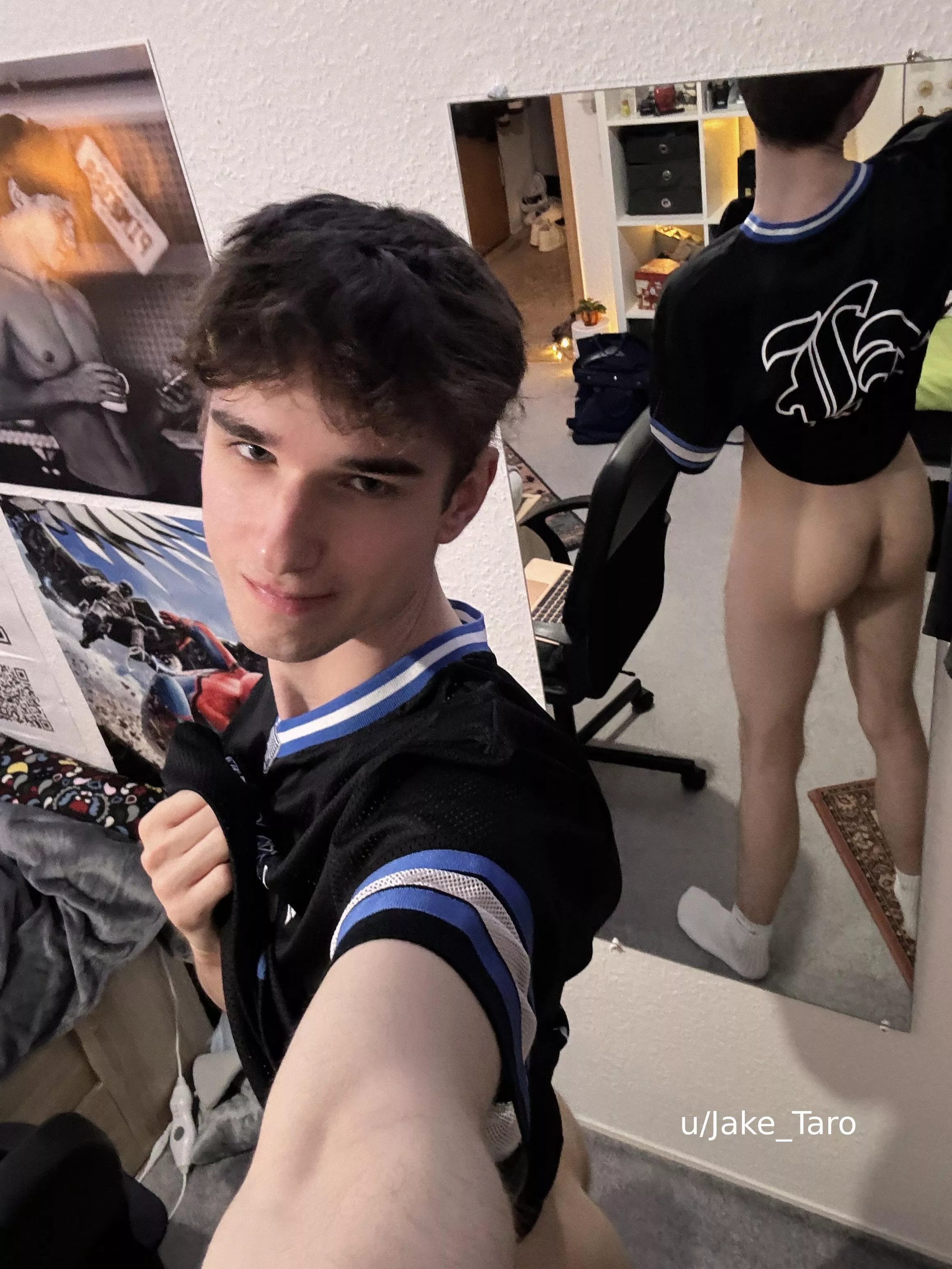 i'm always running around like this at home :3