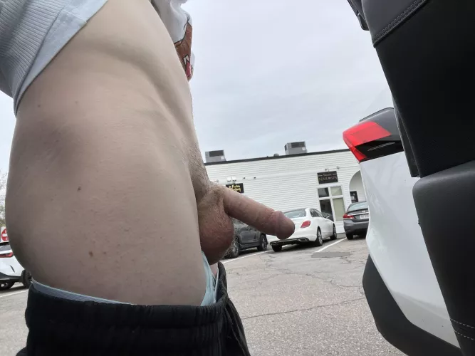 In the CVS parking lot. Would you come up me?