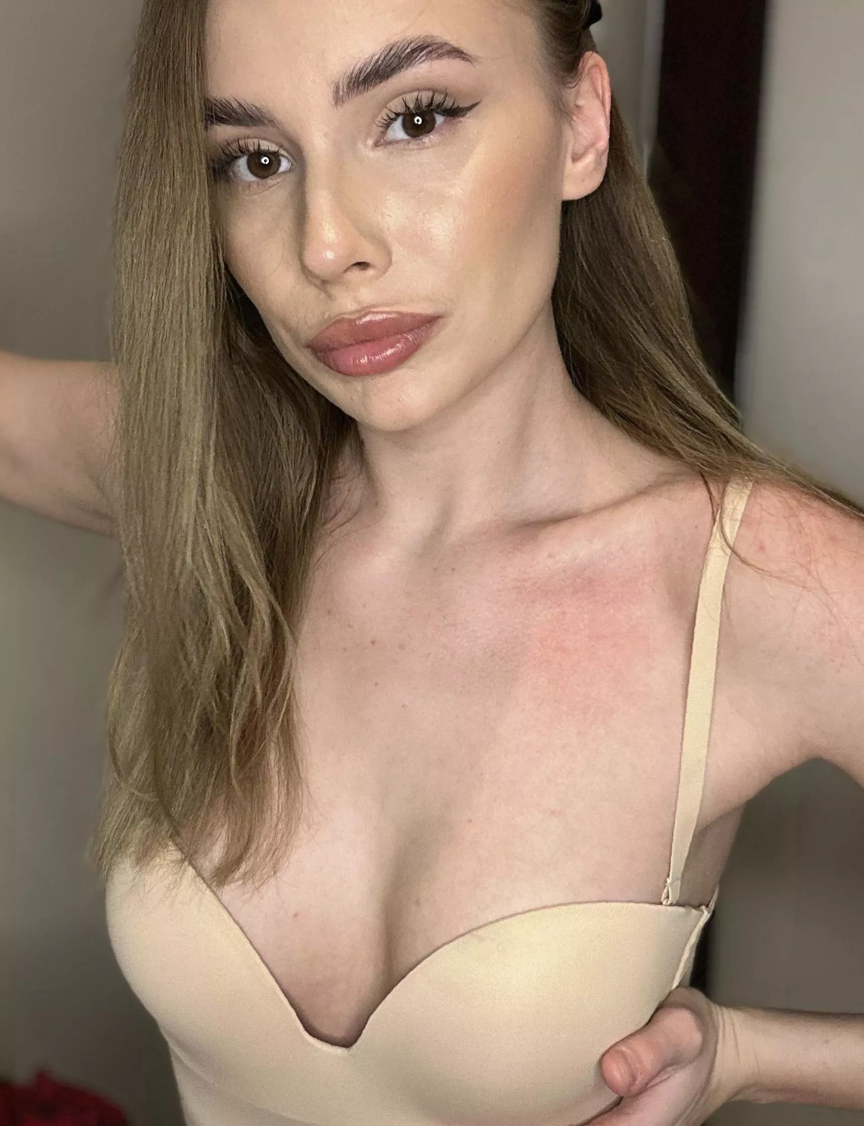 It's comfortable in this underwear, but without it... much better