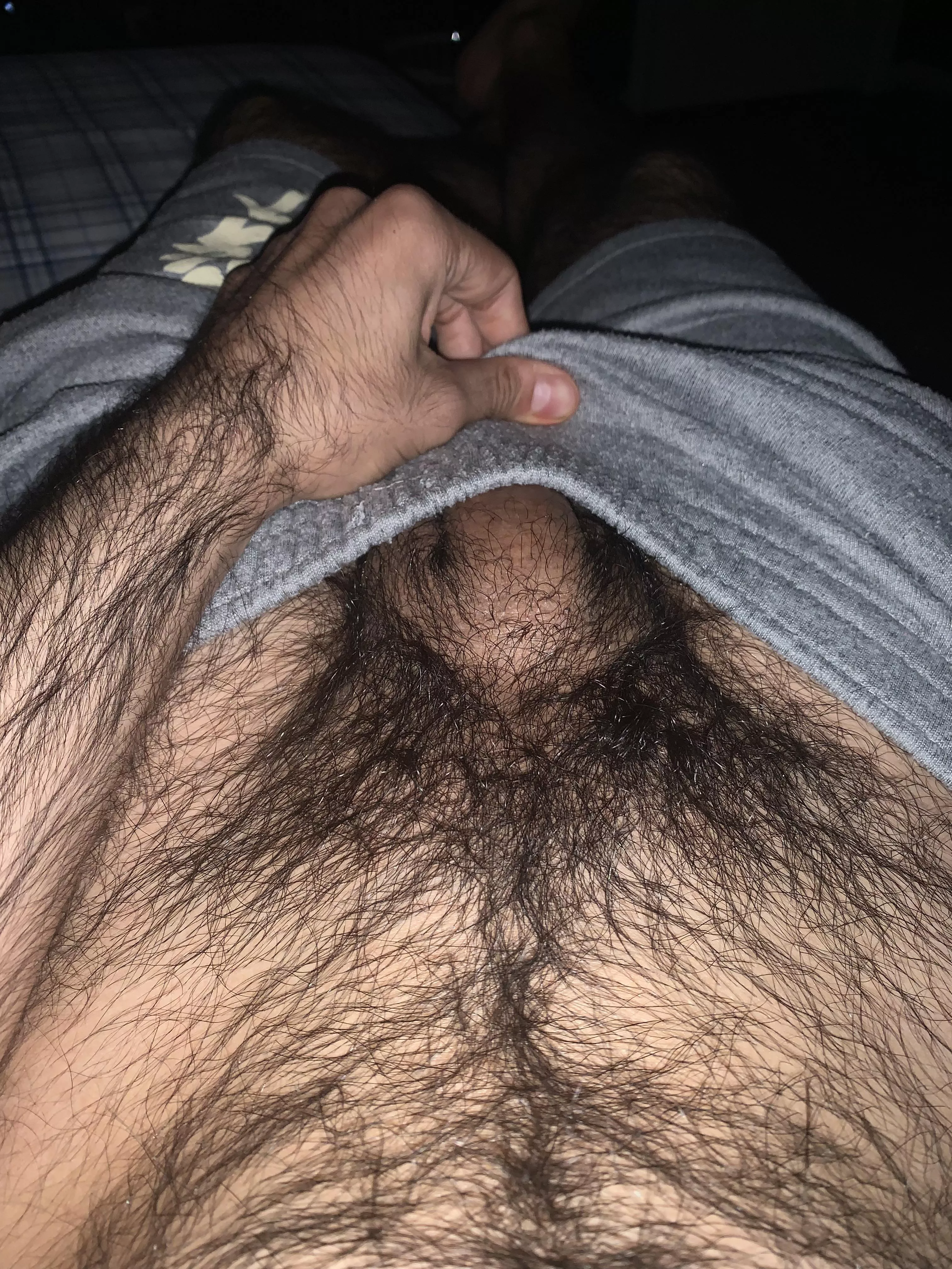 It’s hairy down there! 