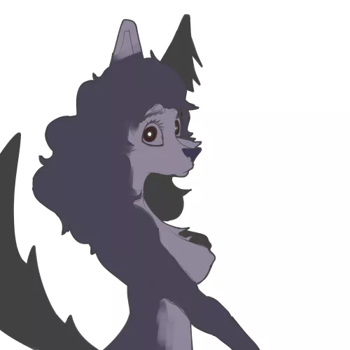 More wolf girl (art by me)