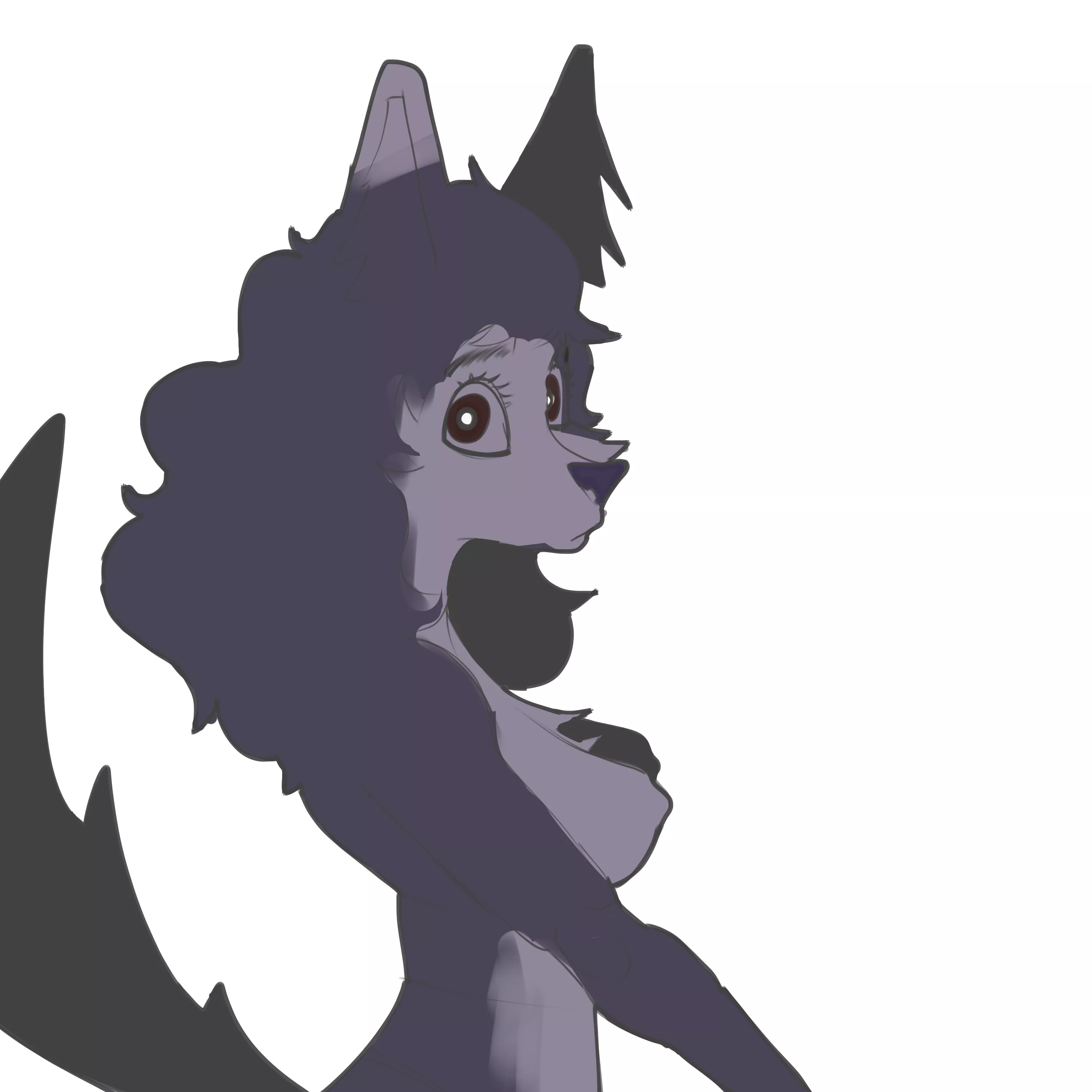 More wolf girl (art by me)