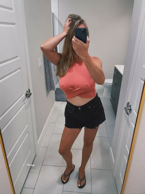 My nips are always hard. Makes going braless quite a spectacle.