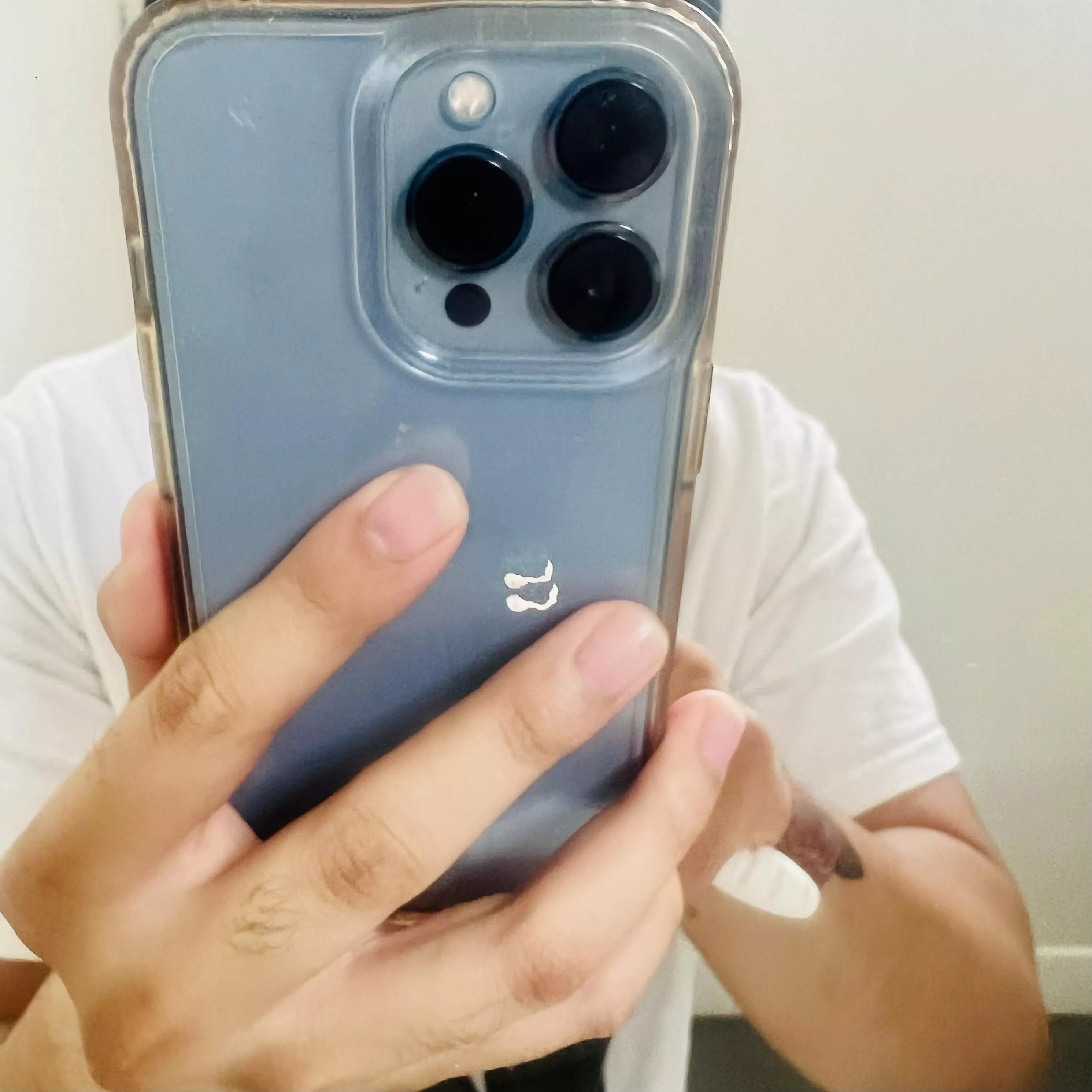 Popped a pimple and it shot out onto to my mirror!