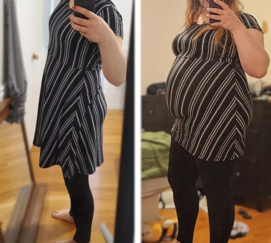 Same dress, different weight ;)