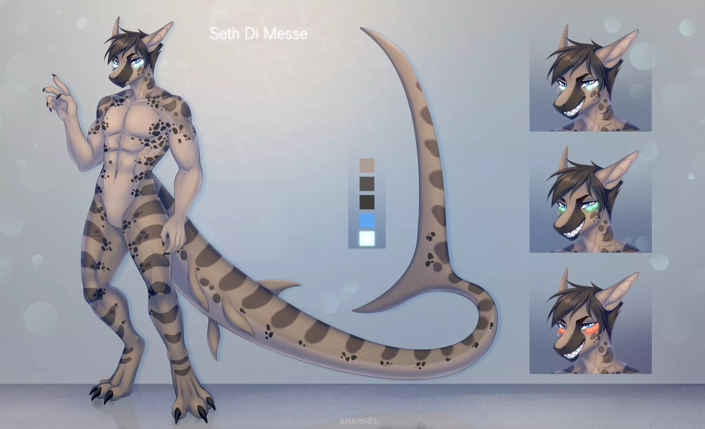 Seth the shark! (Art by Amarihel)