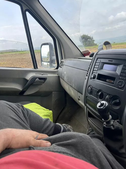 Waiting about at work always gives me a semi