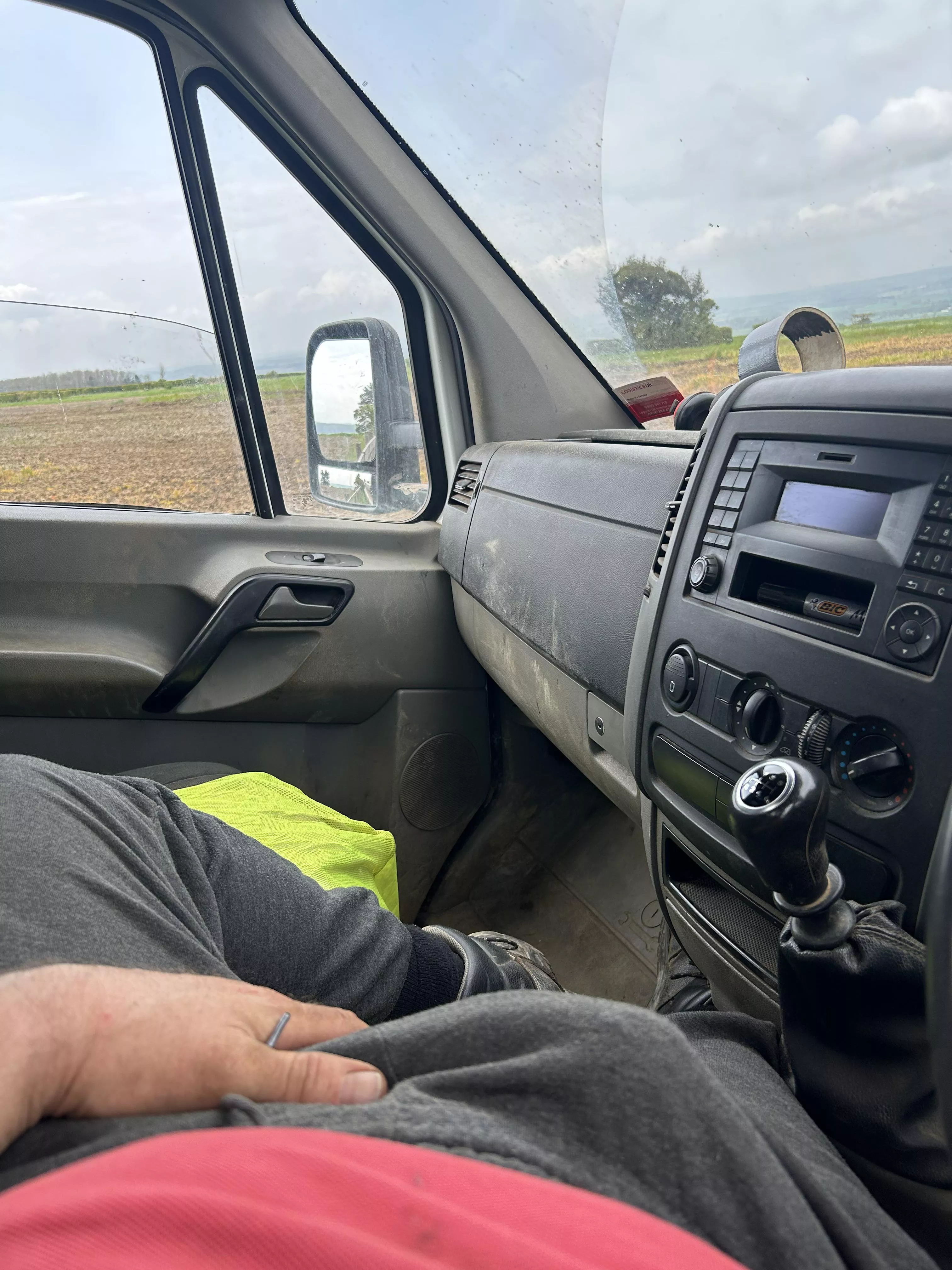 Waiting about at work always gives me a semi