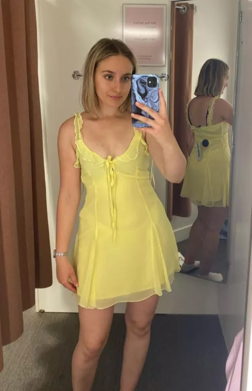 Yellow dress
