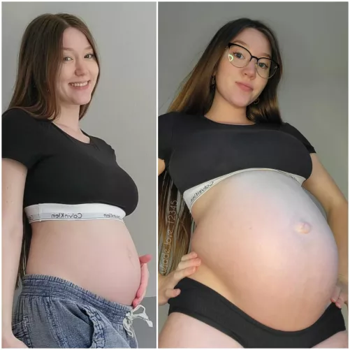 20 weeks vs 36 weeks pregnant