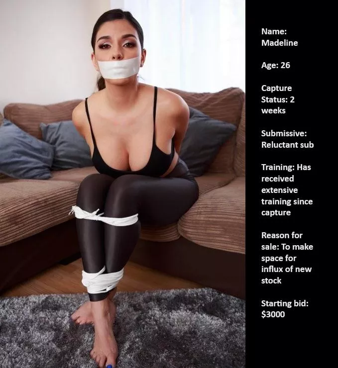 26F Spanish slave Madeline for sale details attached