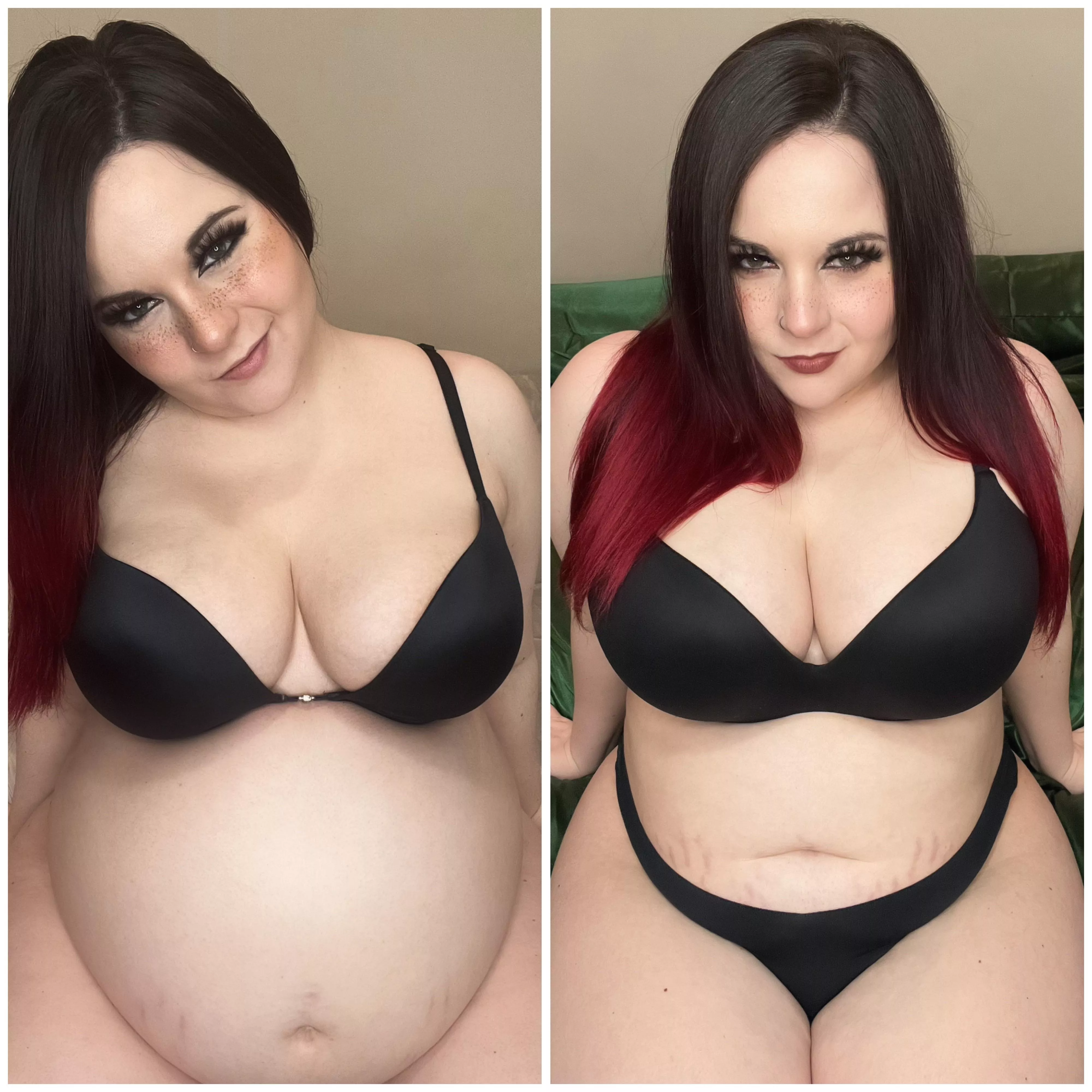 9 months pregnant vs mombod - which do you prefer 
