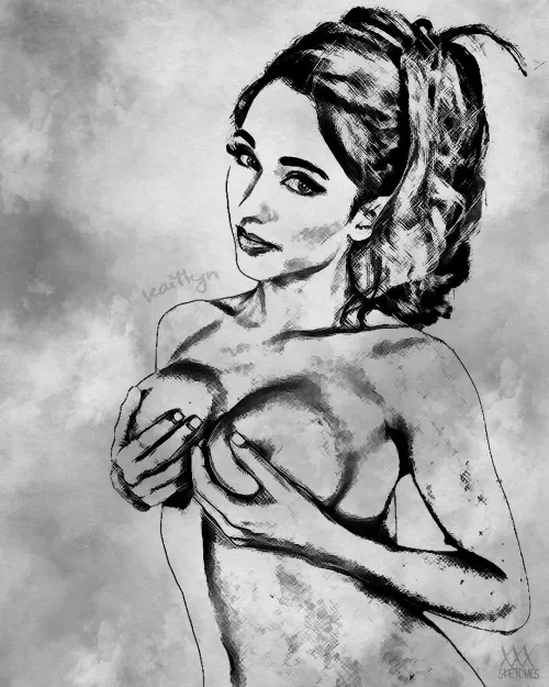 Another drawing style art of this beauty 