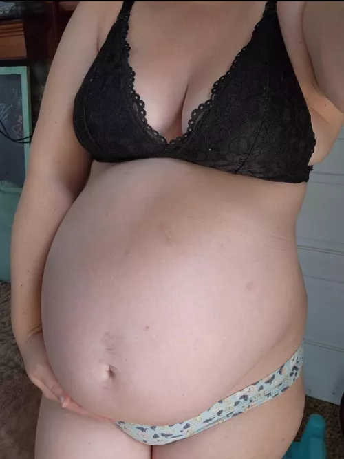 Are you a married man wishing you could see my swollen pregnant pussy and engorged milky boobs that are under these panties and bra? Or worse😏😈… or are you single and thinking the same… or a woman😏 I wanna know.