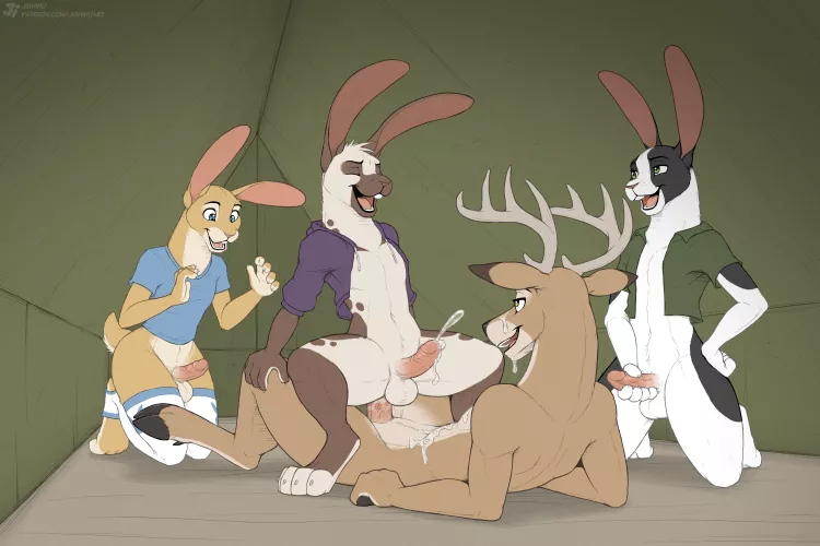 Deer Sketch - Camping 2 (Jishinu)