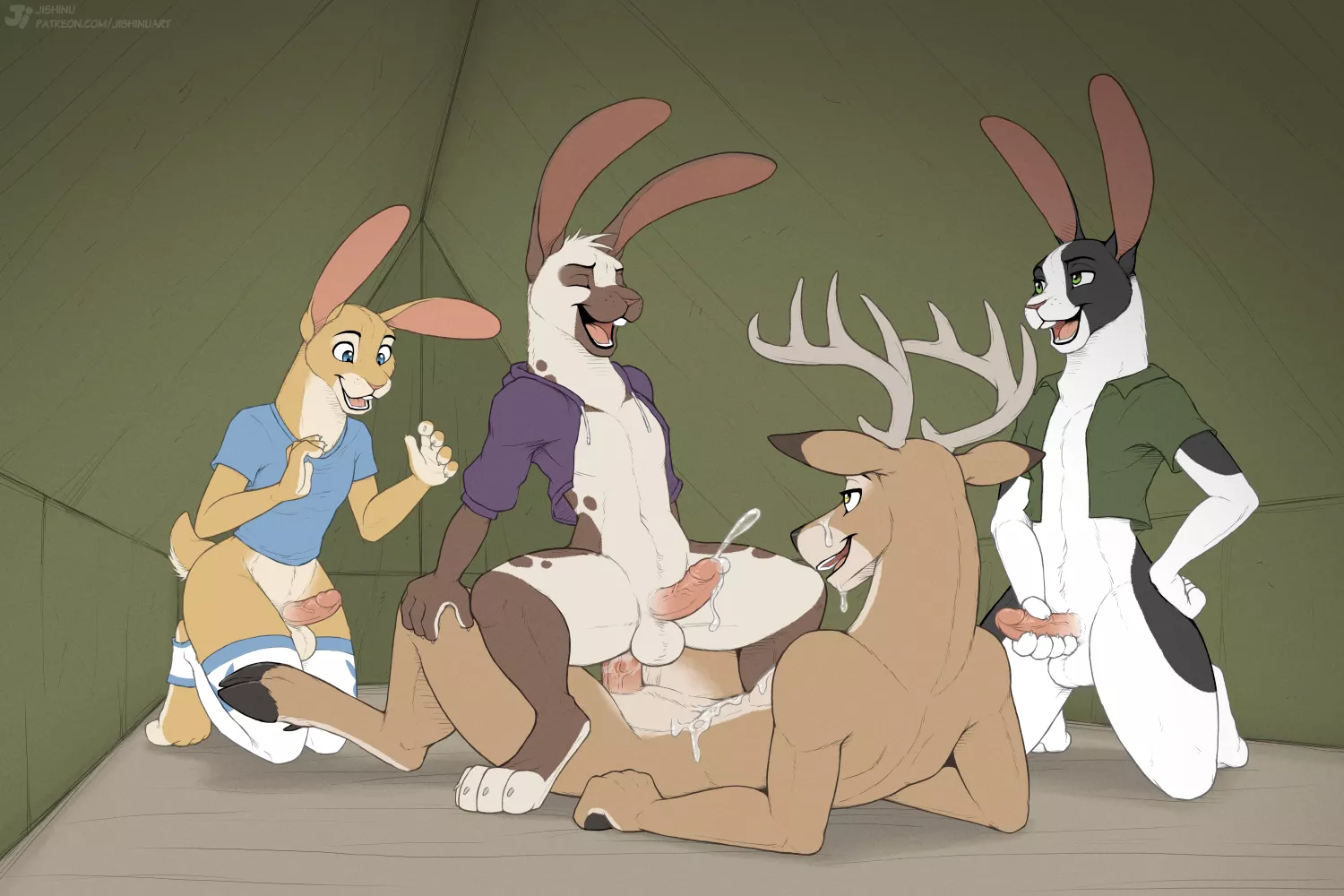 Deer Sketch - Camping 2 (Jishinu)