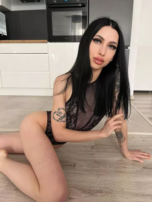 Do I look cute in a black bodysuit?