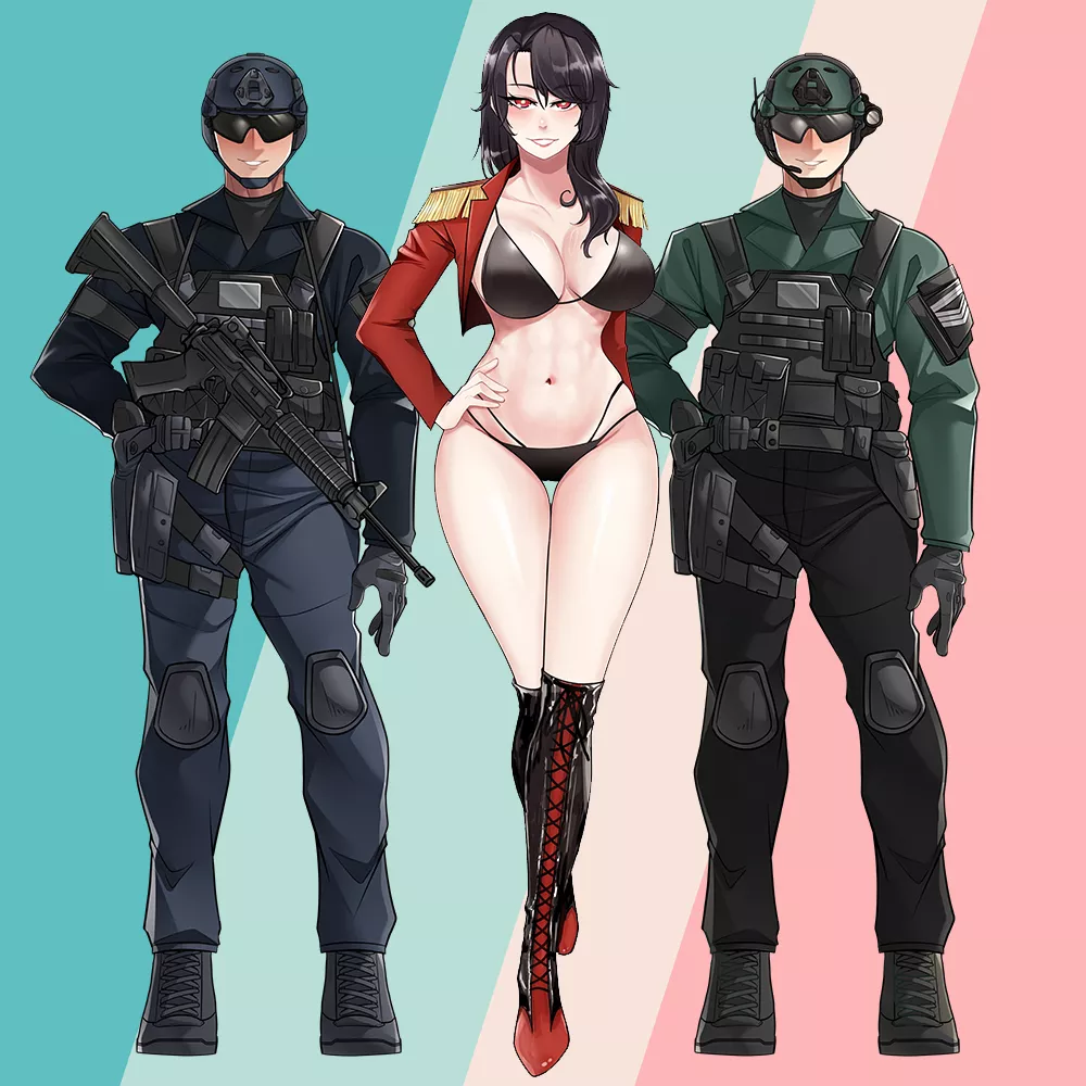 General Vera and her goons are ready to make the heroine get into some trouble~