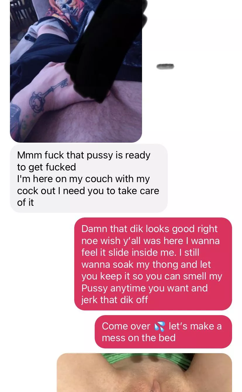 Here’s some more texts between my man and the girl pt2
