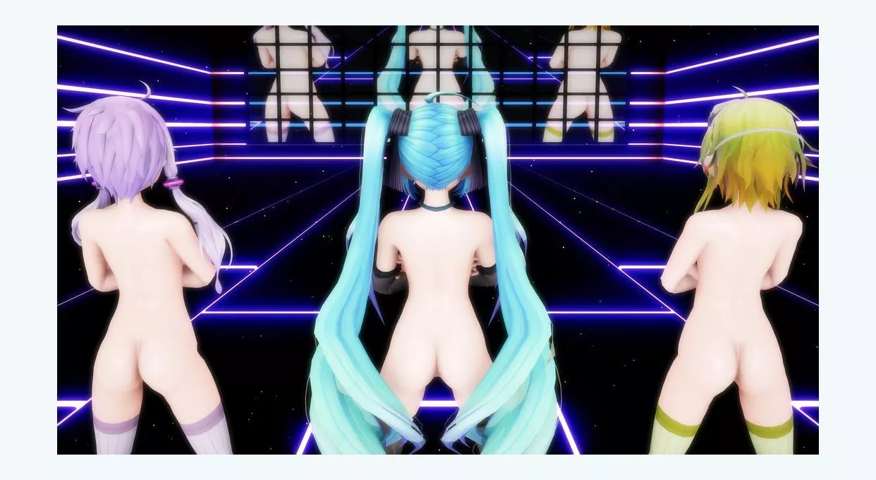 Hhe back view of the girls