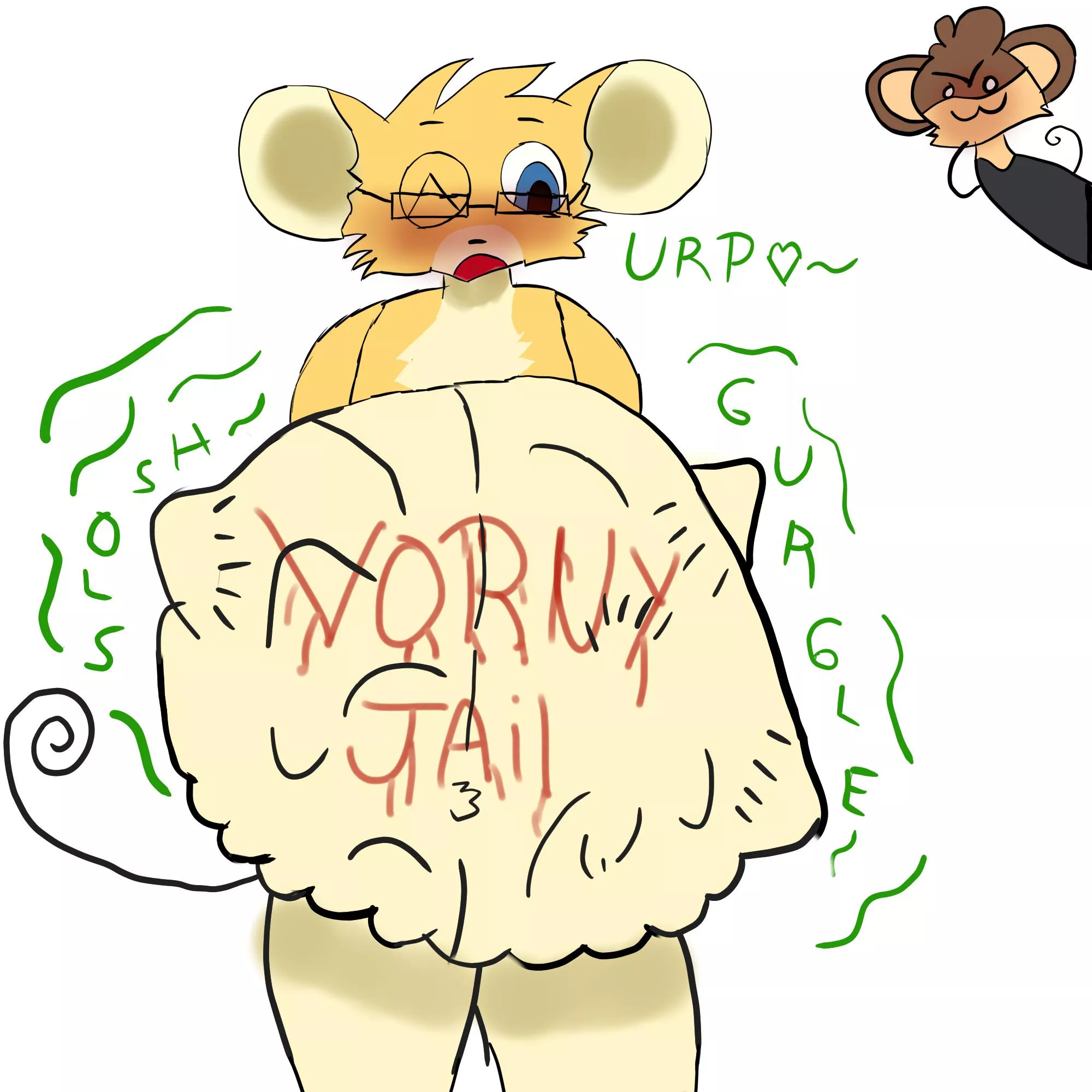 {Image} New drawing I made with Lacey and Shoe's OC. I may make a part two of the drawing if I see support x3. (Link to her Ekas in the description)