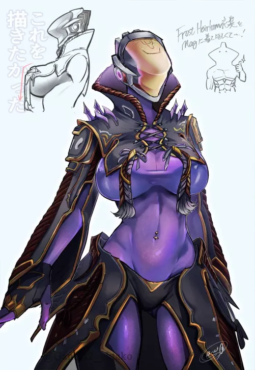 [Mag OC] She Decided To Modify Her Heirloom Skin Further (Ganeta2_yktako)