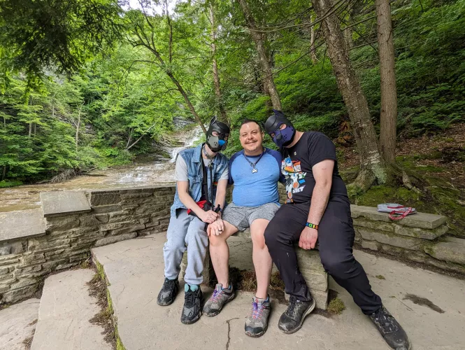 Me and two goodest pups