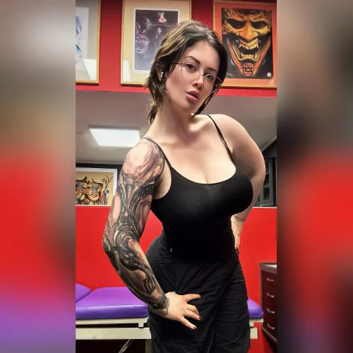 New biomechanical sleeve tattoo!