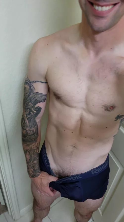 Nothing better then undressing after work