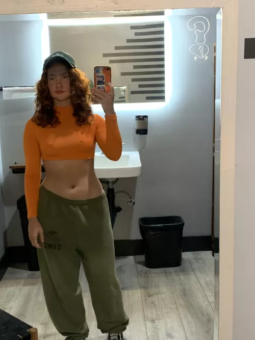 pokin out the turtleneck 