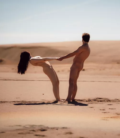 We turned a few heads of the sand dune riders 😂