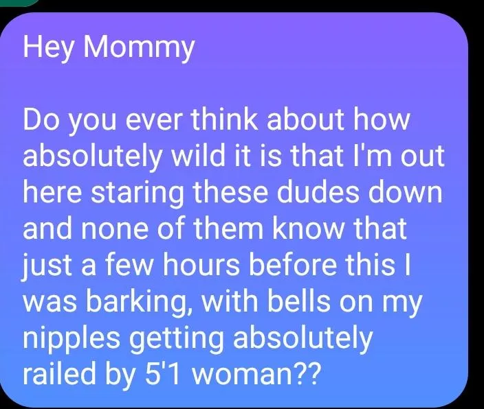 Wolf in the streets puppy in the sheets.